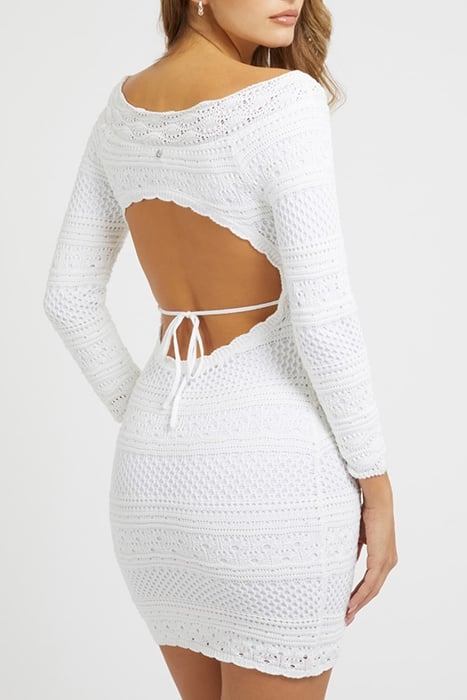 LS OPEN BK CROCHET A PURE WHITE 2
