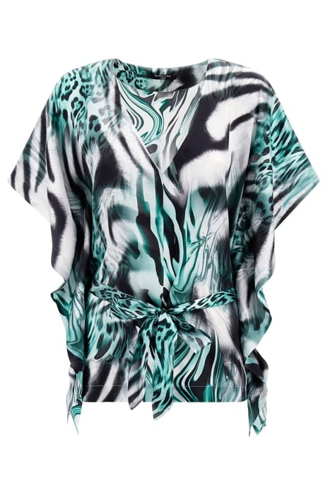 MADELYN KIMONO FELINE FEELING PRINT 4