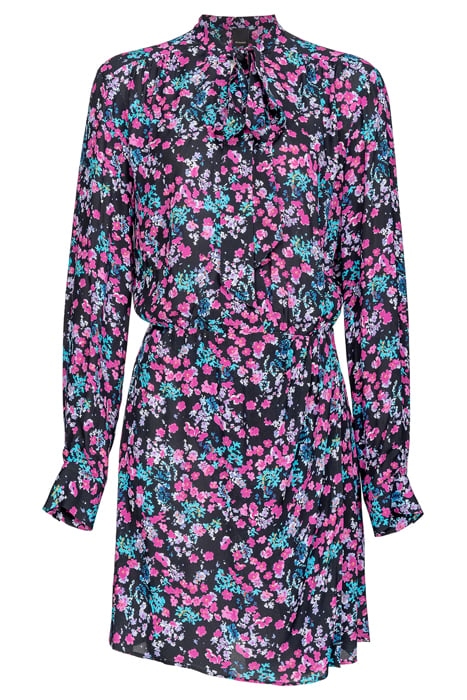 BLENNIO DRESS BLACK/FUCHSIA/LILAC 4