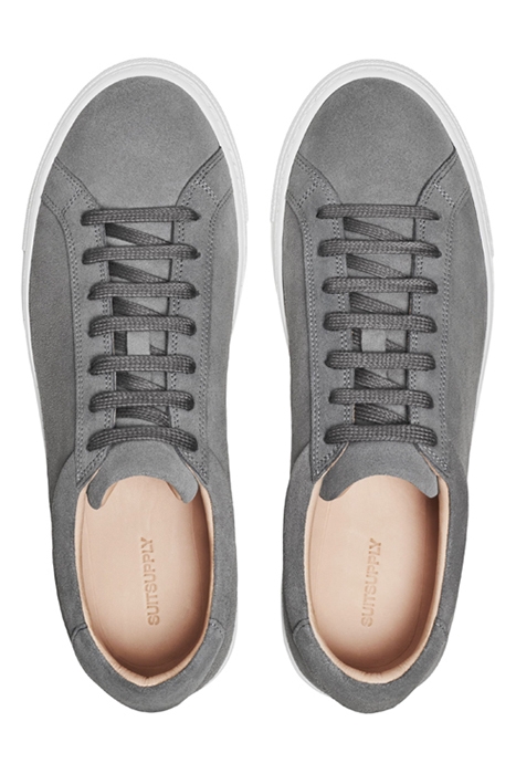 LEATHER-SNEAKER-D.GREY GREY 6