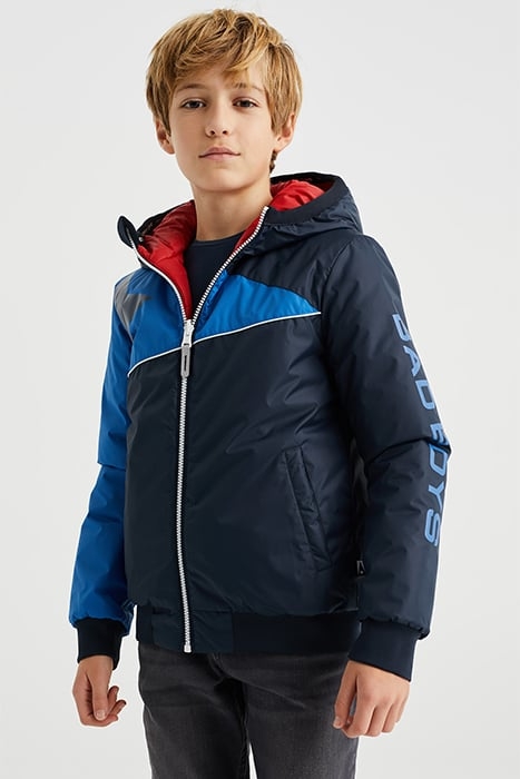 JACKET REVERSIBLE BOMBER BRIGHT RED 1