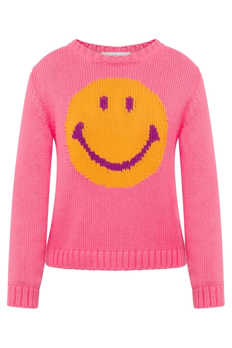 SMILEY® COTTON SWEATER PINK 3