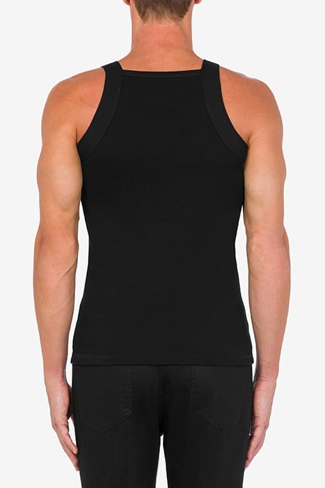 TONY VIRAMONTES ARCHIVE COTTON TANK TOP BLACK 2