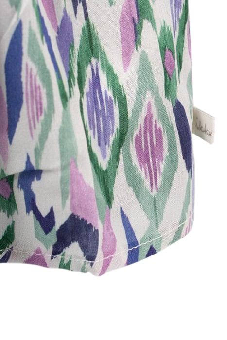 GIRLS’ OFF-WHITE IKAT DIAMOND PRINT TOP 4