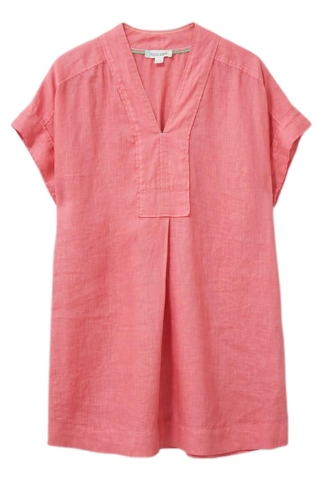MARIANNE LINEN TUNIC MID RED 3