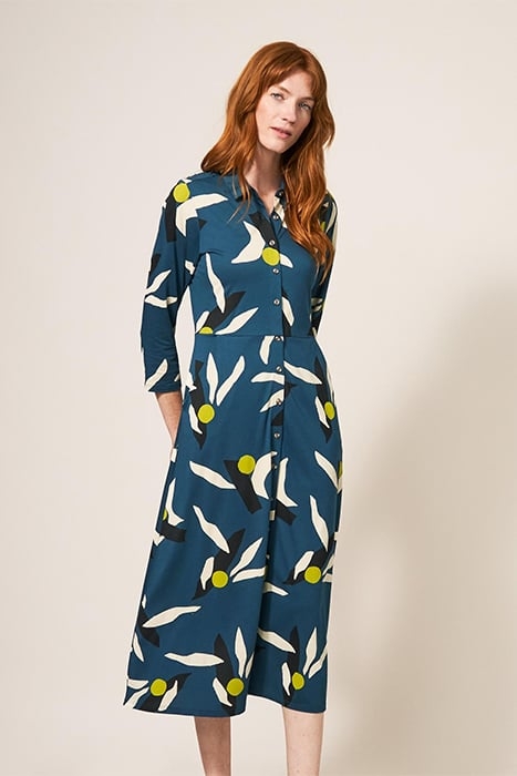 RUA JERSEY SHIRT DRE TEAL 1