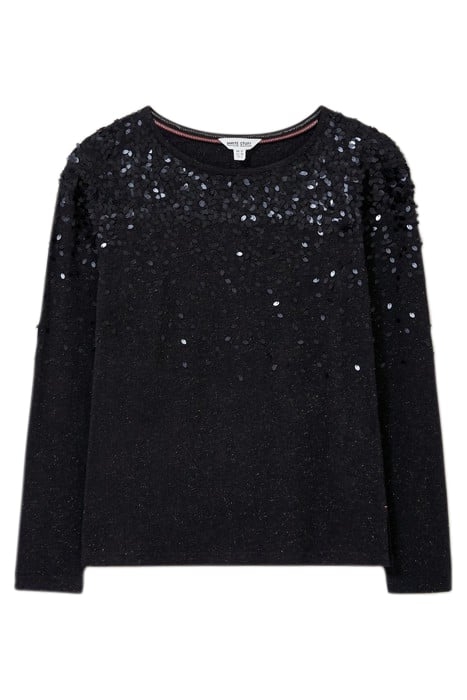 ROXY SEQUIN TOP CHARCOAL GREY 3