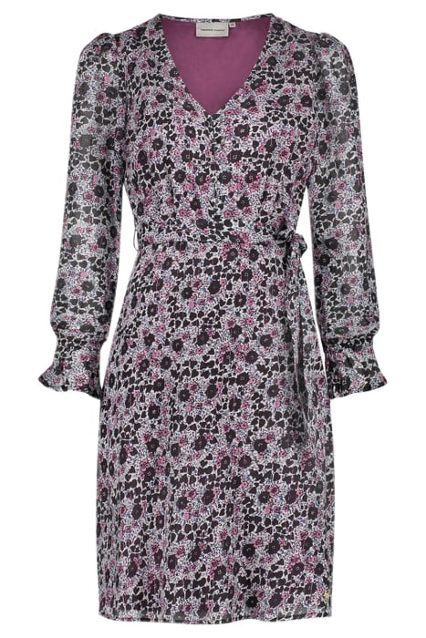 ISABELLA SHORT DRESS WARM WHITE/ANTRA 3