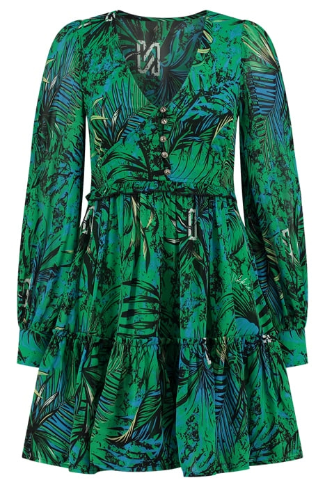 REX DRESS FERN GREEN/DRESDEN BLUE 1