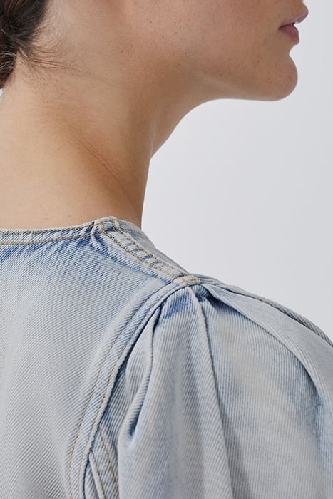 MARCIA DRESS IN BLEACHED BLUE 5