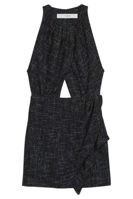 YASMINA DRESS IN BLACK/SILVER 3