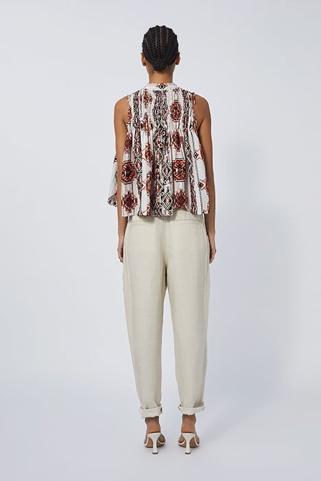 TAVA TANK TOP IN MULTICO ORANGE 3