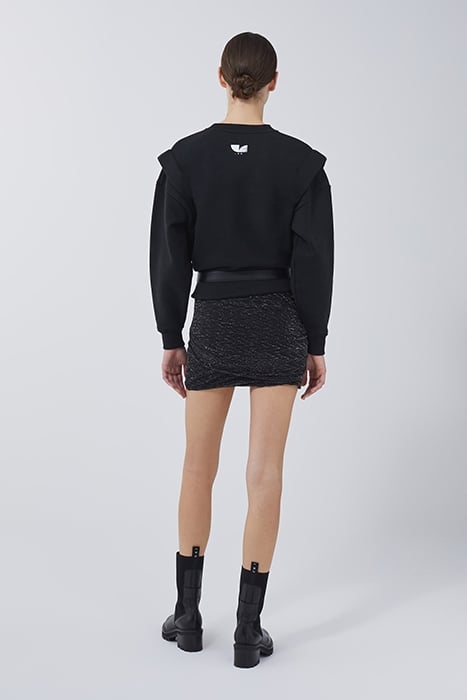 PASTEL MINI SKIRT IN BLACK 5