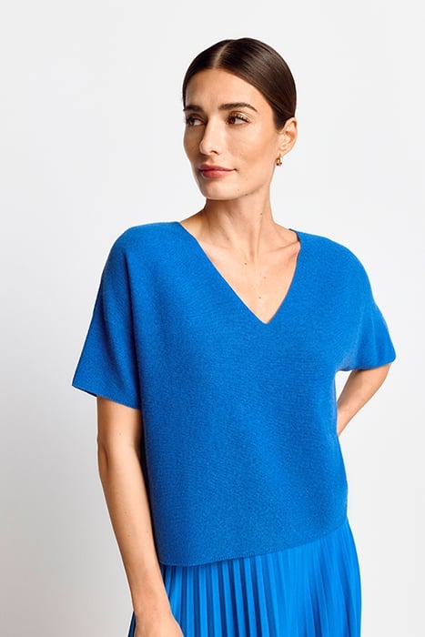 FINEGAUGE SEAMLESS PULLOVER GRS AZZURE BLUE 1