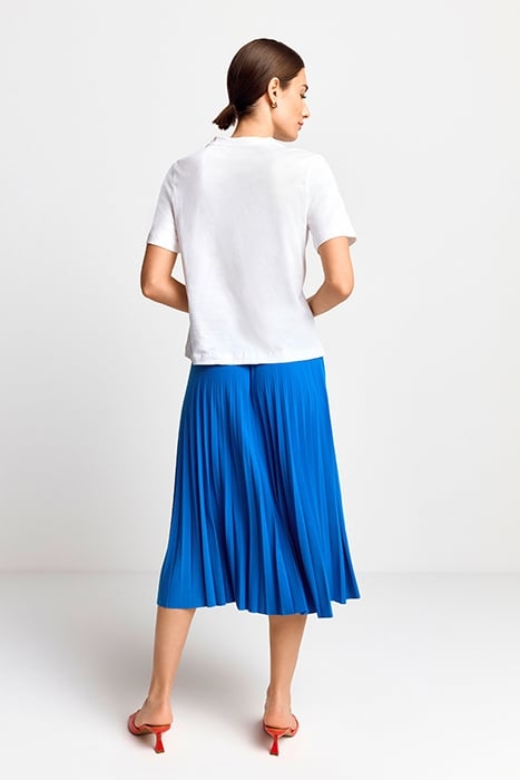 ELEGANT FIT T-SHIRT PRINT ORGANIC WHITE 3