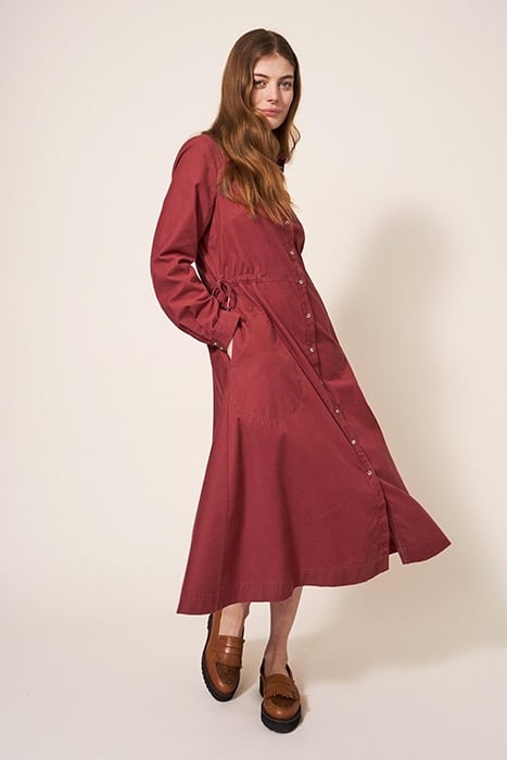 JADE CORD SHIRT DRE MID PLUM 3