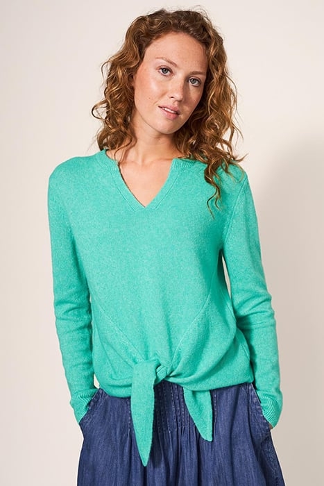 TRINNY TIE HEM BRIGHT BLUE 1