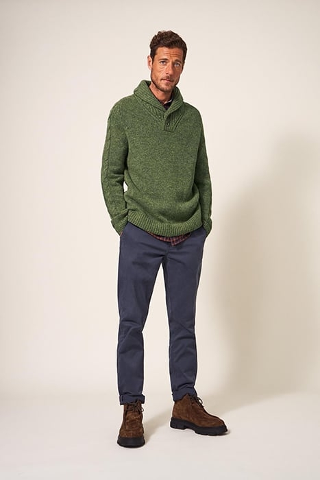 ARUNDEL SHAWL DARK GREEN 2