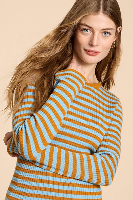 SKINNY RIB JUMPER GREEN 4