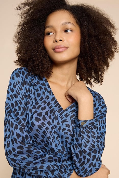 PENELOPE ECO VERO DRE BLUE PRINTED 4