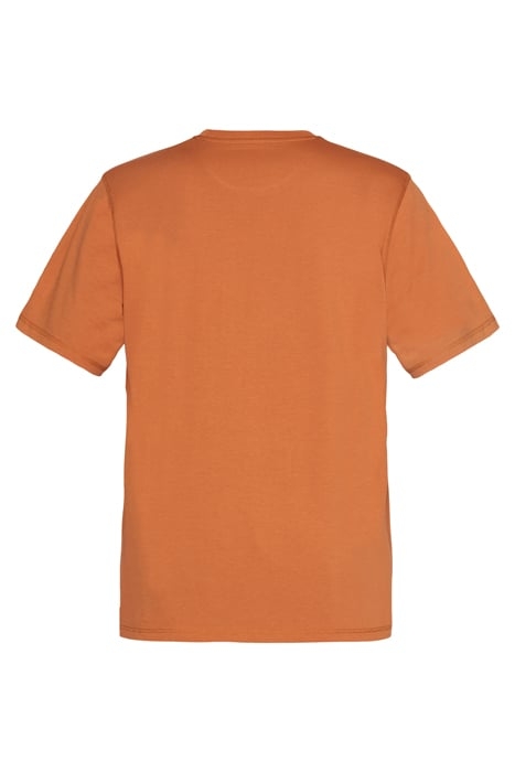 ELIASSI CHEST PRINT TEE + ORANGE SIENNA MELANGE 5