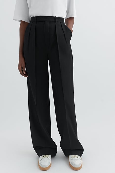JACKIE PLEAT TROUSER BLACK 1