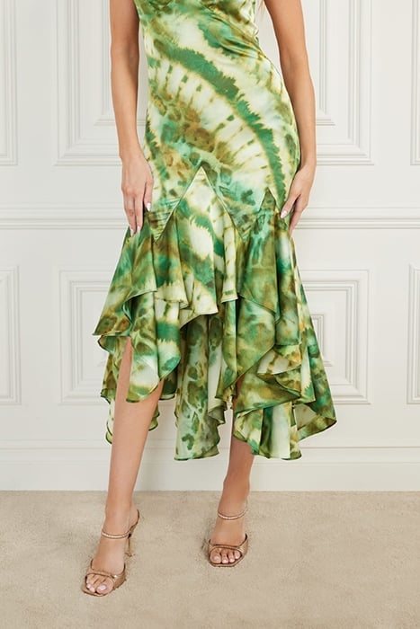 WATERFALL DRESS ELUSIVE PRINT 7