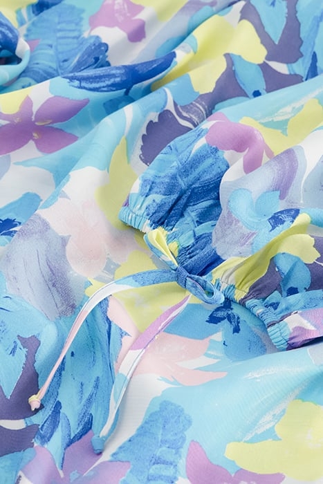 COOPER BLOUSE CREAM WHITE/POOL BLU 5