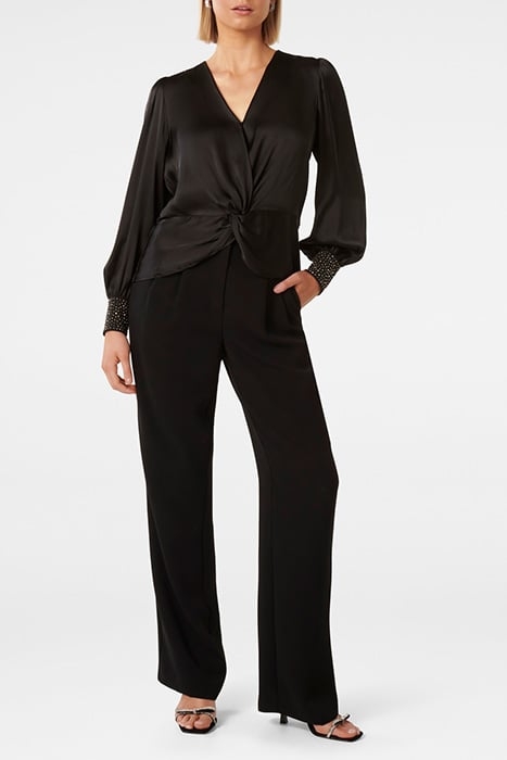 CHRISTALE HEATFIX BLOUSE BLACK 3