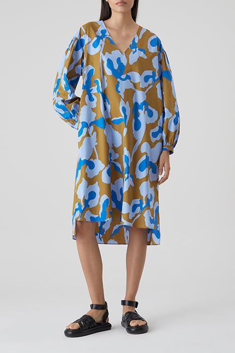 PUFF SLEEVE DRESSES OCEANIC BLUE 1