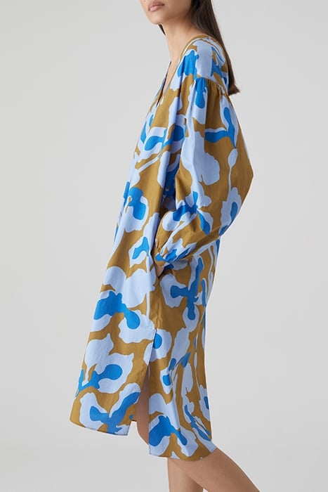 PUFF SLEEVE DRESSES OCEANIC BLUE 4