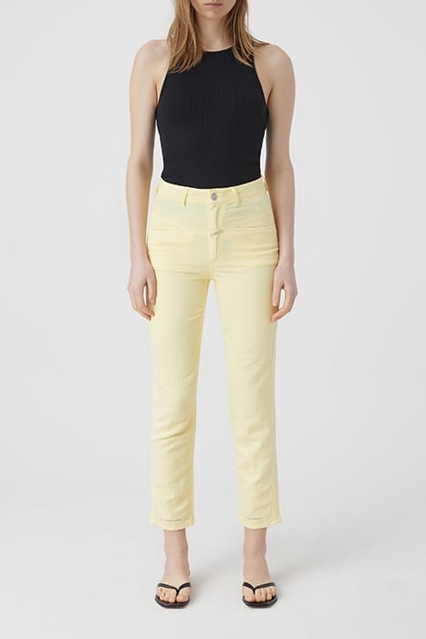 PEDAL PUSHER JEANS YELLOW ORCHID 3