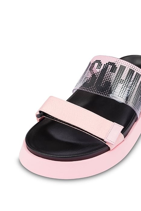 DEGRADÉ LOGO BAND SANDALS PINK 4