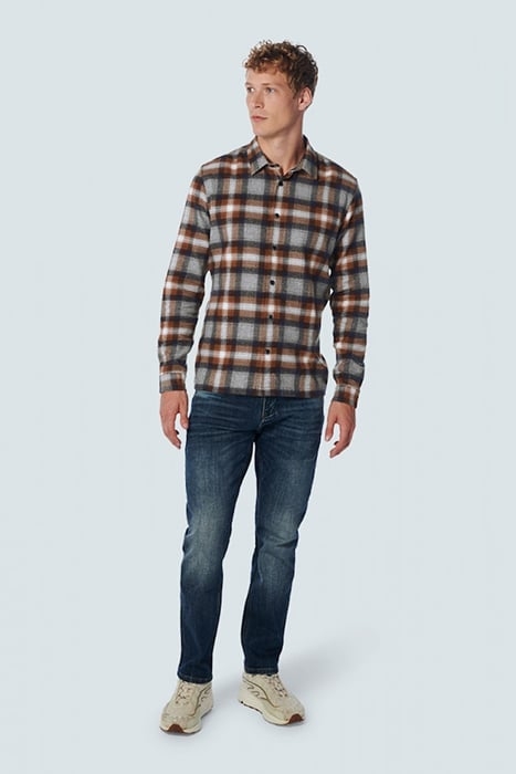 SHIRT CHECK CARAMEL 3