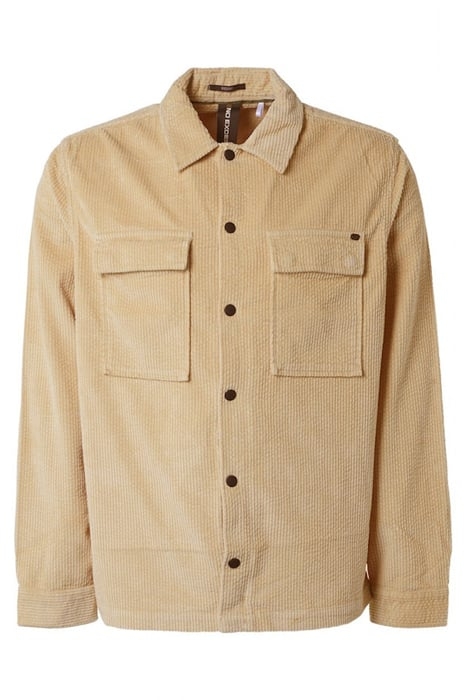 OVERSHIRT BUTTON CLOSURE CORDUROY STONE 4