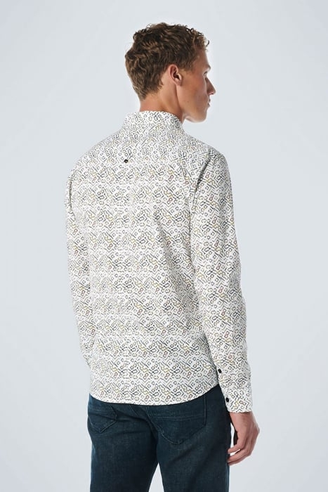 SHIRT STRETCH ALLOVER PRINTED WHITE 2