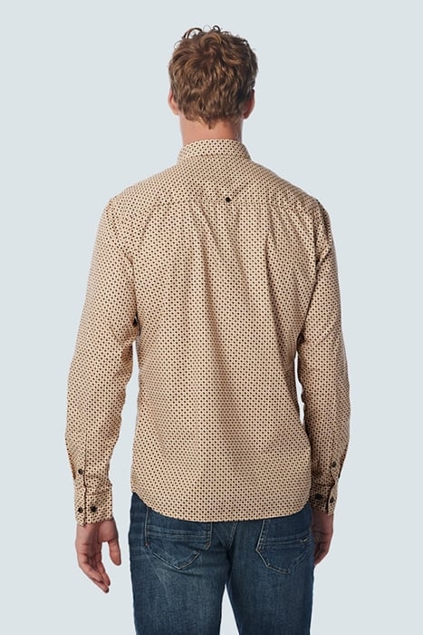 SHIRT STRETCH ALLOVER PRINTED OFFWHITE 2