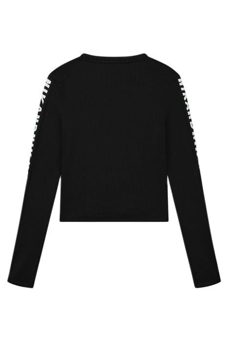 STELLA RIB T-SHIRT BLACK 3