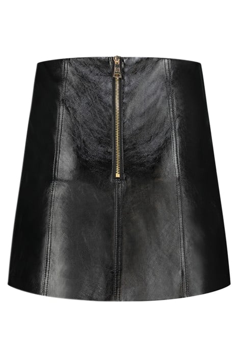 VINYL SKIRT BLACK 3