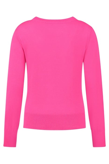 TRU SWEATER FLUO PINK 2