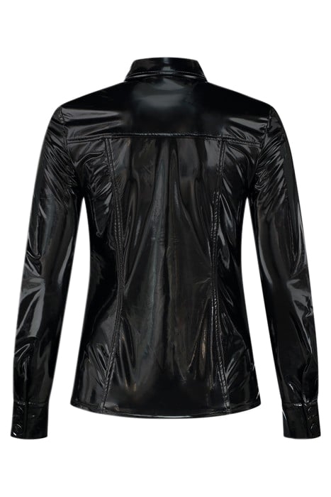 VINYL BLOUSE BLACK 3
