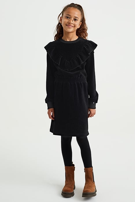 DRESS MID LENGTH BLACK 2