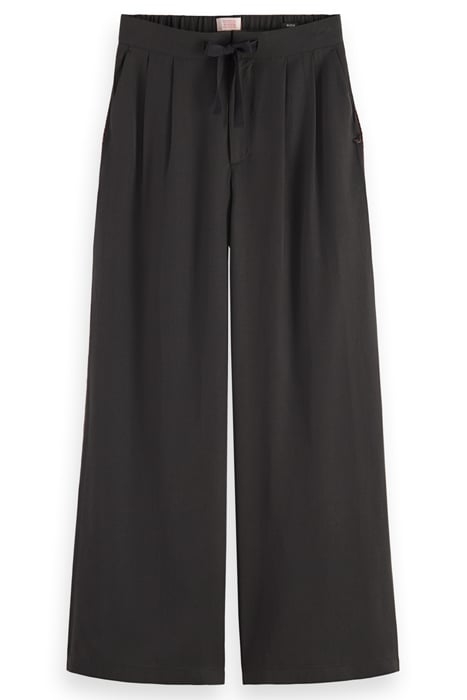 ELENI MULTICOLOUR PIPING PYJAMA PANT EVENING BLACK 4