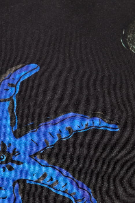 PRINTED PULL ON SHORTS SEA COLLAGE 3