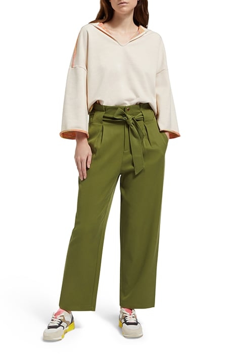 SLOUCHY FIT SHOULDER DETAIL HOODIE SOFT ICE 3