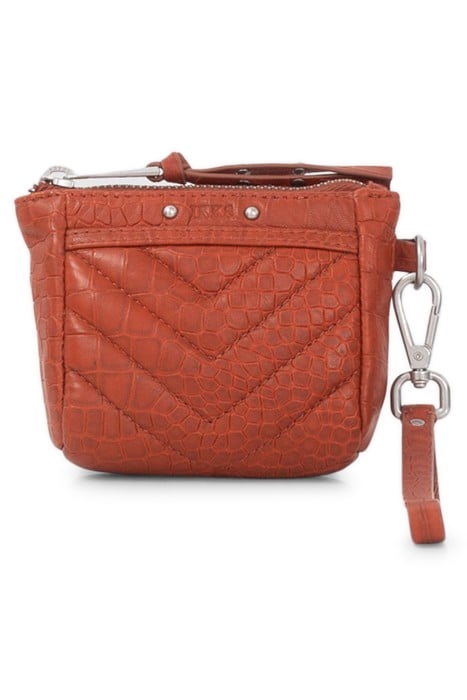 ORANGE CROC-EMBOSSED LEATHER 1440 TOY MINI CASE 1