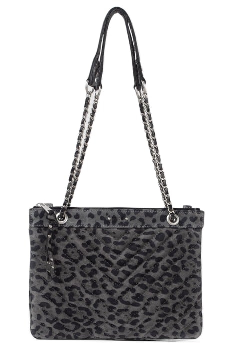 GREY LEOPARD 1440 REPORTER CLUTCH BAG 1