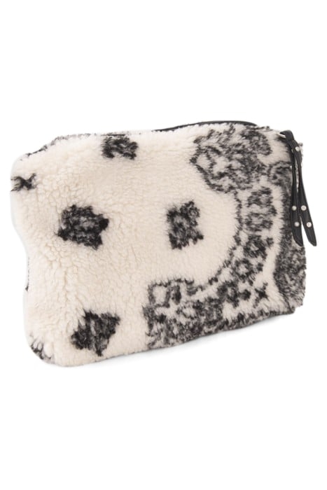 OFF-WHITE BANDANA MOTIF SHERPA CLUTCH BAG 3