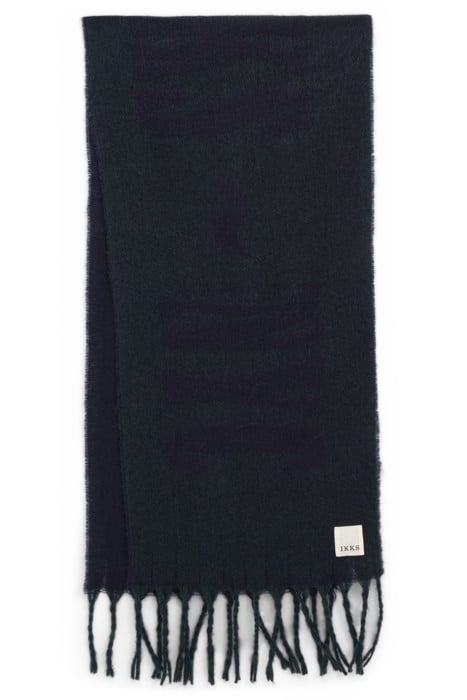 DUCK GREEN SLOGAN JACQUARD SCARF 2