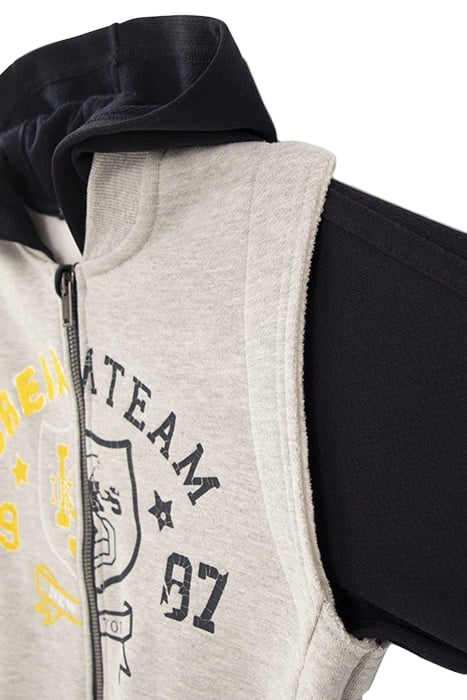 MOTTLED GRAY CARDIGAN 4